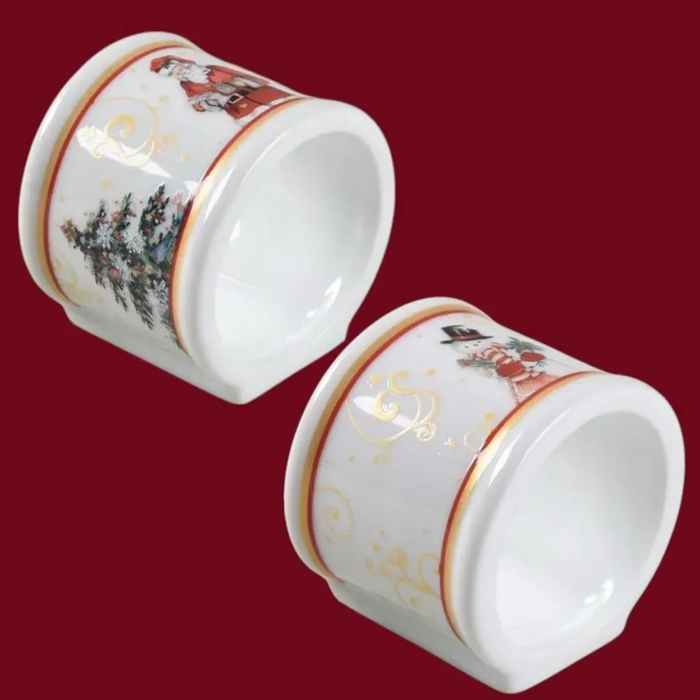 Williams Sonoma 'Twas the Night Before Christmas Napkin Rings, Set of 6